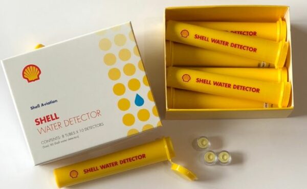 Analyse rapide de l'eau dans les JETS Shell Water detector