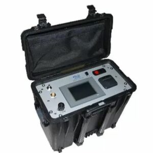 Valise portable pour analyse de la qualité de l'air respirable pressurisé selon la norme EN 12021