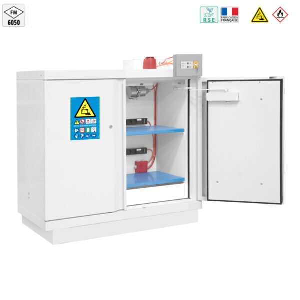 Armoire de sécurité pour le stockage de batteries au lithium TRIONYX - EN 14470-1 – Image 2