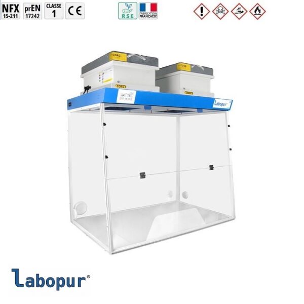 Hotte chimique de sécurité pour produits dangereux Trionyx Labopur - NF X 15-211 - Pr EN 17242 – Image 4