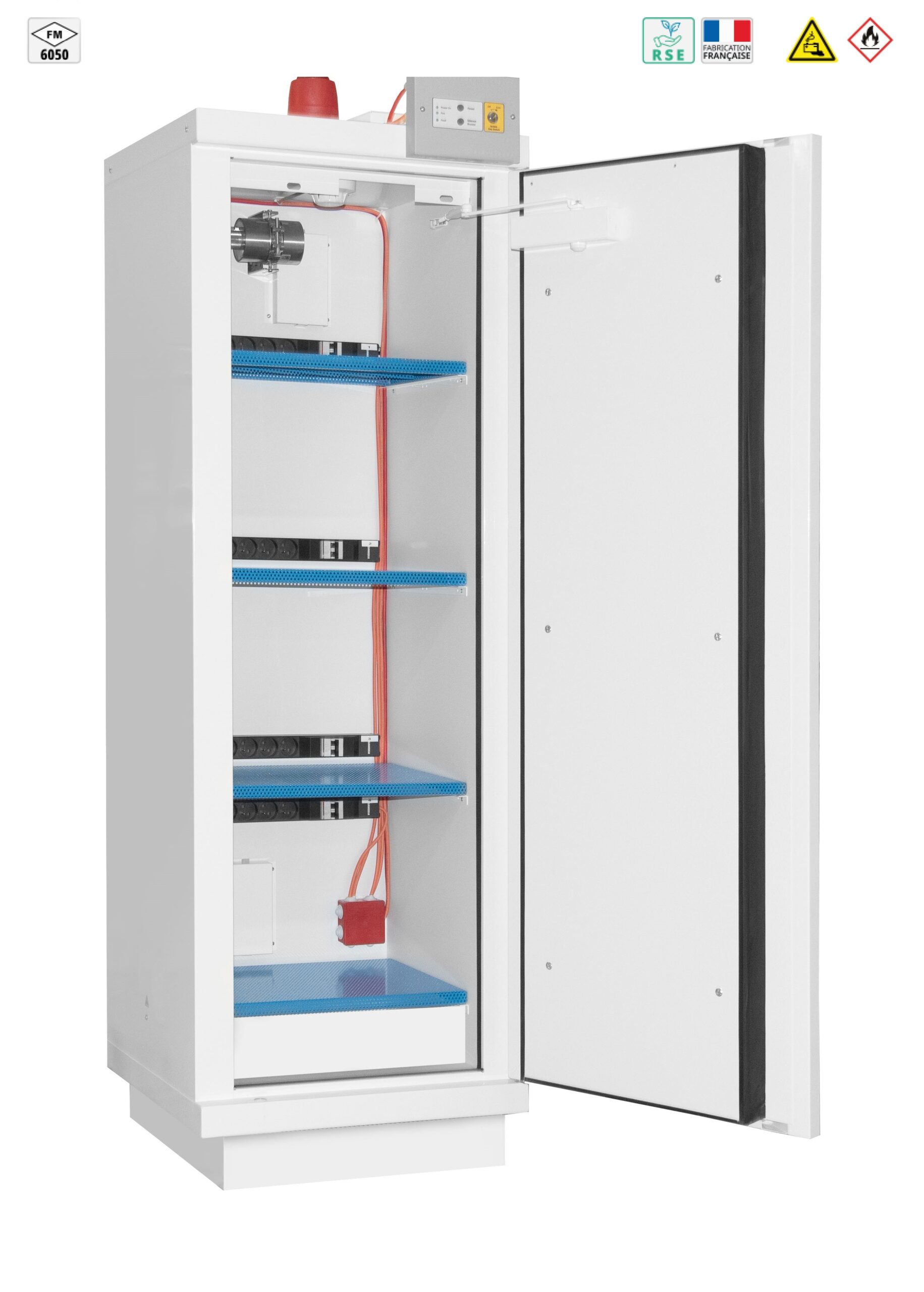 Armoire de sécurité pour le stockage de batteries au lithium TRIONYX – Image 4