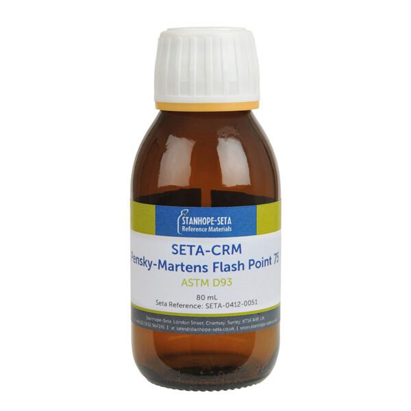 Matériaux de référence SETA-CRM Pensky-Martens Flash Point