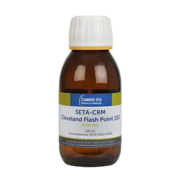 Matériaux de référence SETA-CRM Cleveland Flash Point