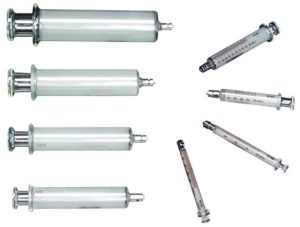 Seringues en verre pour pousses seringues KDS