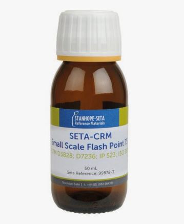 Solution étalon point éclair classifiée produit non dangereux